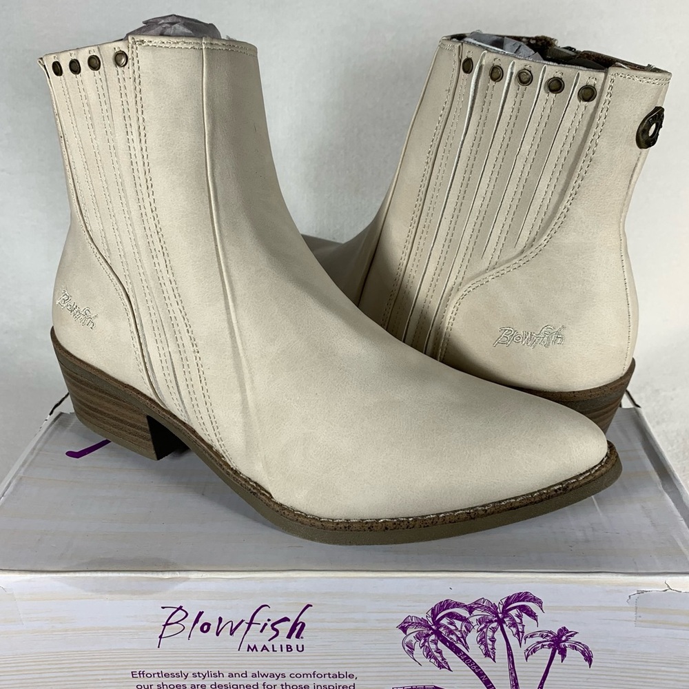 NEW Blowfish Malibu Women's Sonny Pointed Toe Zippered Ankle Boot Size 10